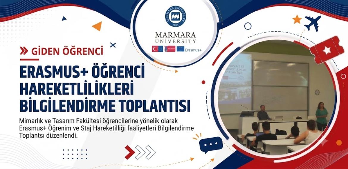 Mimarlık ve Tasarım Fakültesi Öğrencilerine Erasmus+ Programı Tanıtıldı