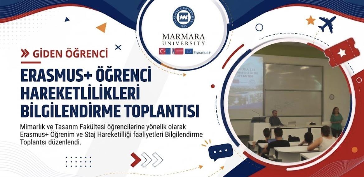 Mimarlık ve Tasarım Fakültesi Öğrencilerine Erasmus+ Programı Tanıtıldı