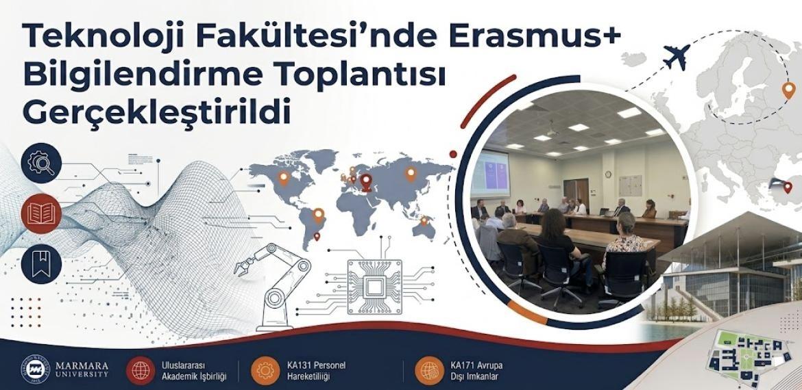 Teknoloji Fakültesi’nde Erasmus+ Bilgilendirme Toplantısı Gerçekleştirildi